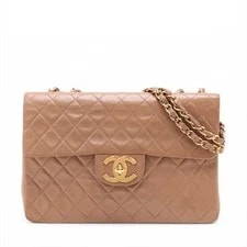 Chanel Dekamatrasse 34 Single Flap Double Chain Met