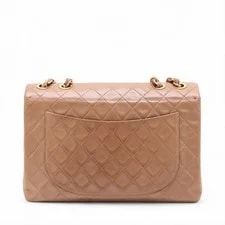 Chanel Dekamatrasse 34 Single Flap Double Chain Met 2
