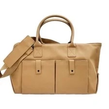 Bottega Veneta — Bottega Veneta Boston With Strap Stains on the Bottom Som — Handbag — resale