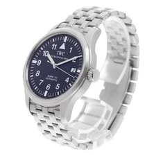IWC Pilot's Mark XV IW325307 38mm SS Black #C21585 2