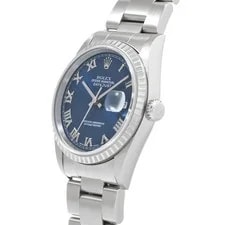 Rolex Datejust 16220 36mm Stainless Steel Blue #WW4699 2