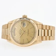 Rolex — Rolex Day-Date 36 President Automatic Solid 18kt Yellow Gold 18038 — Watch — resale