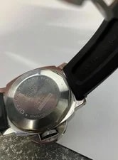 Panerai Luminor GMT Automatic Steel Black Dial GMT Date Black Rubber 3