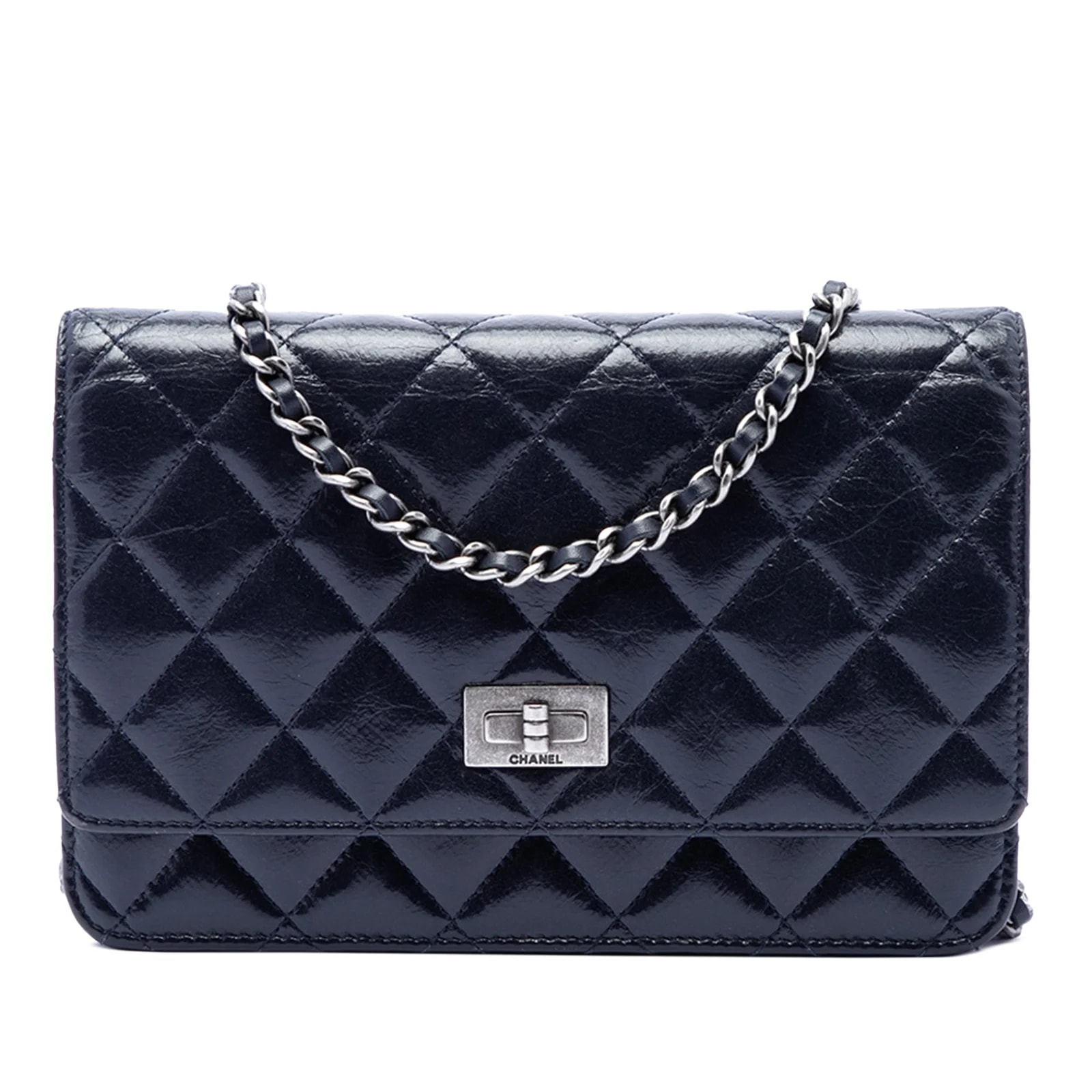 Chanel — Shiny Aged Reissue 2.55 Wallet on Chain — Handbag — resale