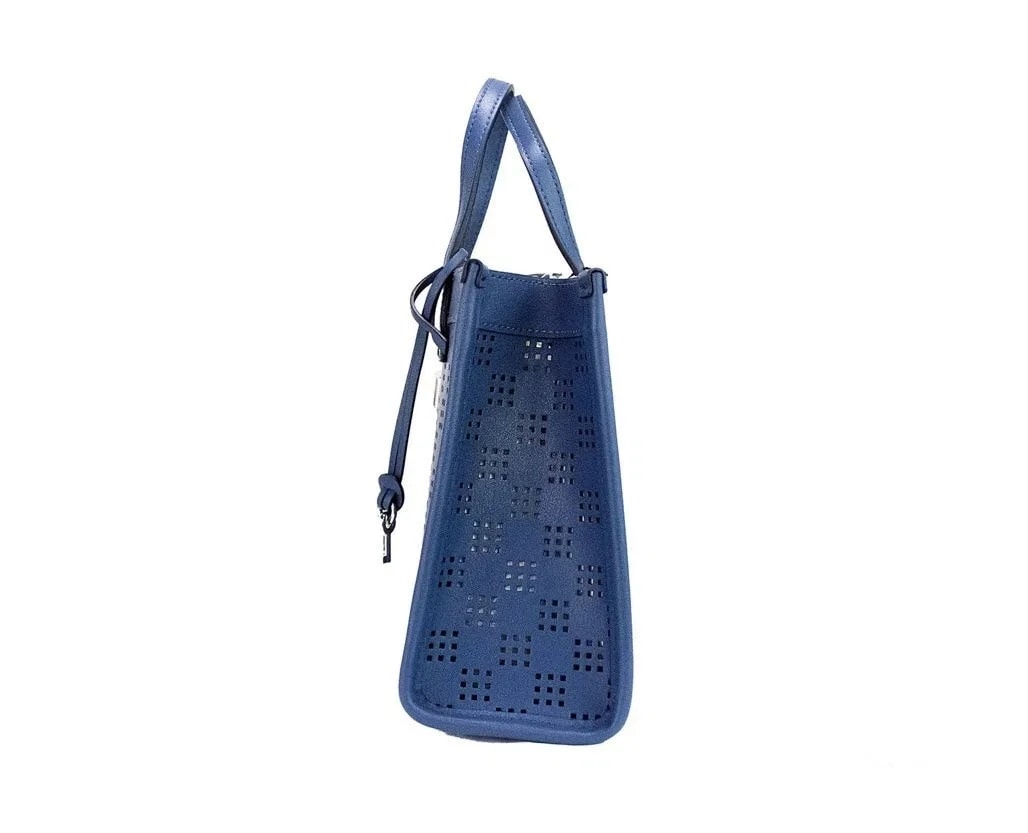 Marc Jacobs Mini Grind Sea Perforated Crossbody Tote Bag 3