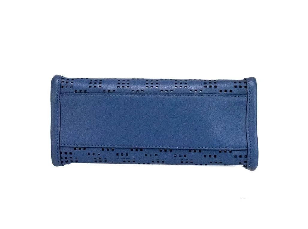 Marc Jacobs Mini Grind Sea Perforated Crossbody Tote Bag 4