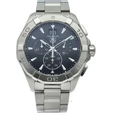 TAG Heuer Aqua Racer Chronograph CAY1110.BA0927 Stainless Steel mensWatch Bl... 2