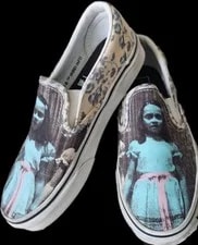 Vans X * House of Terror * “The Shining” * Classic Slip on * Grady Twins * * 4