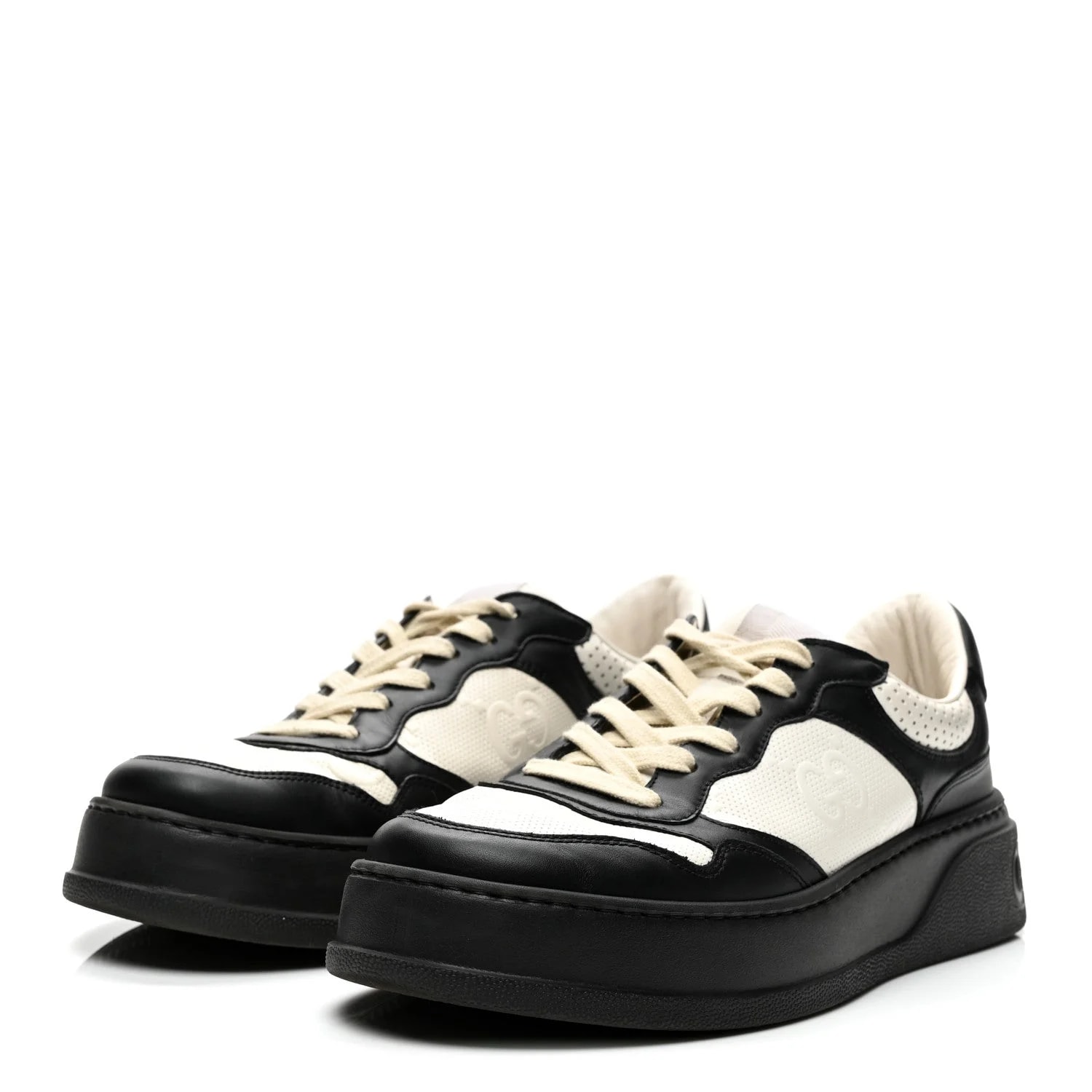 GG Tennis Embossed Perforated Interlocking G 55mm 8.5 3