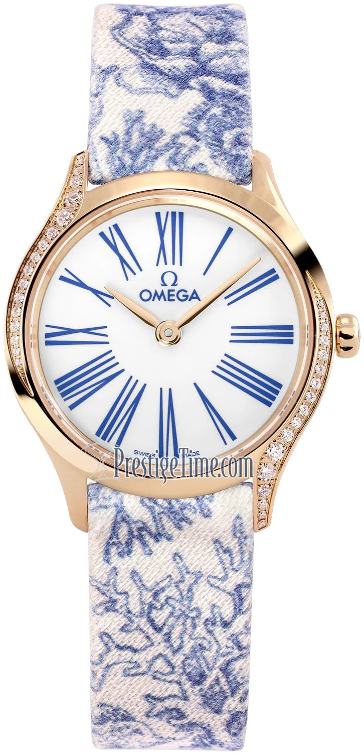 Worldofluxuryus — Omega de Ville Mini Trésor 18K Moonshine™ Gold & Diamonds Lady's — Watch — resale