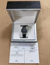 IWC Portofino Chronograph IW391008 SS Leather Black Auto 2