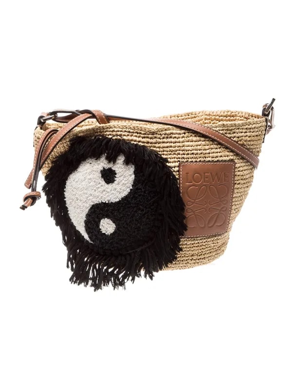 Loewe — Paula's Ibiza Yin Yang Pochette Woven — Handbag — resale