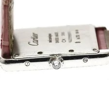 Cartier Tank Louis LM WJTA0015 25mm WG Silver #C1535 2