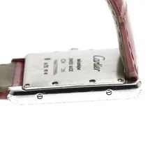 Cartier Tank Louis LM WJTA0015 25mm WG Silver #C1535 3