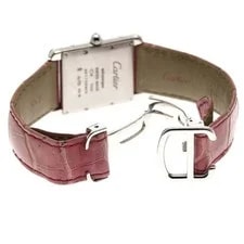 Cartier Tank Louis LM WJTA0015 25mm WG Silver #C1535 4