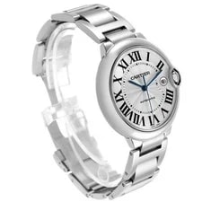 Cartier Ballon Bleu 42 Steel Silver Dial W69012Z4 3