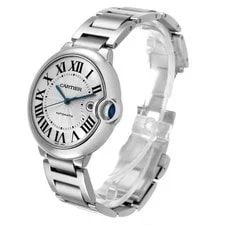Cartier Ballon Bleu 42 Steel Silver Dial W69012Z4 4