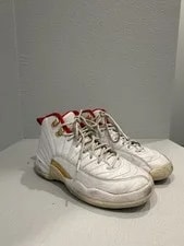 Air Jordan 12 Fiba Retro Size 5.5y GS 2019 153265-107 2