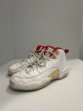 Air Jordan 12 Fiba Retro Size 5.5y GS 2019 153265-107 3
