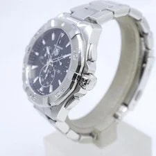 TAG Heuer Aquaracer Chronograph CAY1110.BA0927 Quartz SS Black 43mm 2