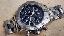 Breitling Avenger Skyland 45mm Steel Automatic Black Chronograph A13380 2