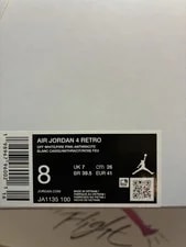 Jordan Air 4 Retro Comic 2026 / / Mid Top JA1135-100 3