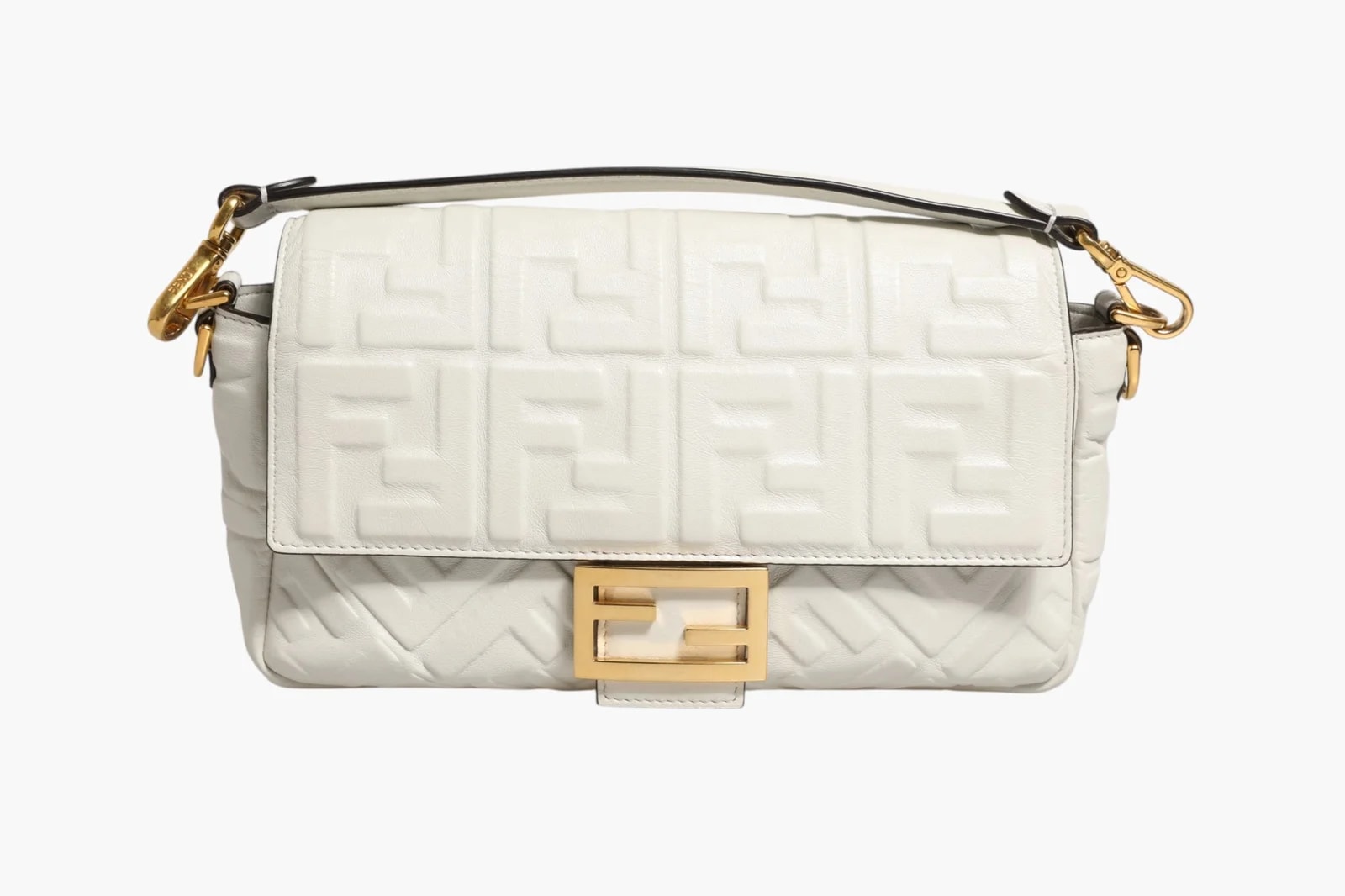 Fendi — Fendi Embossed 'suette — Handbag — resale