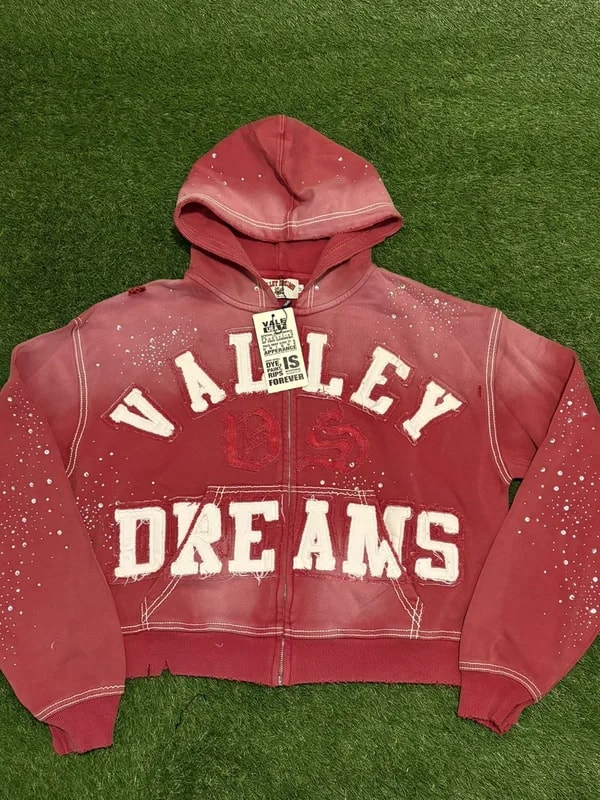 VALE FOREVER “CLASSICO RUBY” ZIP UP — streetwear — deal