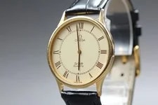 1980 Omega de Ville Cal.1365 191.0130.1 Gold Roman Quartz 2