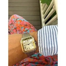 Cartier Santos Gold and Steel Automatic Medium Model W2SA0016 2