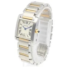 Cartier Tank Francaise SM Stainless Steel 2384 Quartz S CAR 3