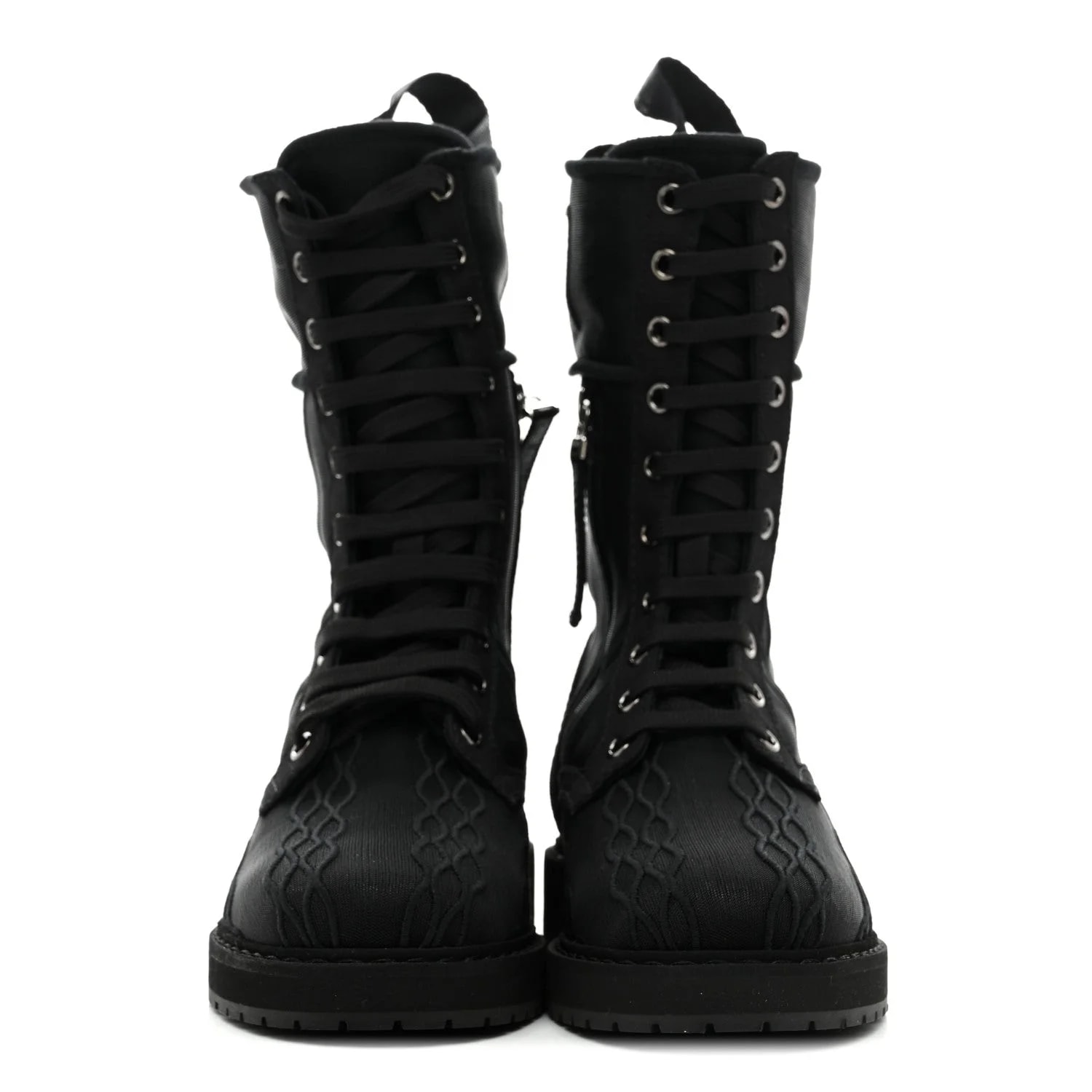 Embroidered Lace Up 36 3