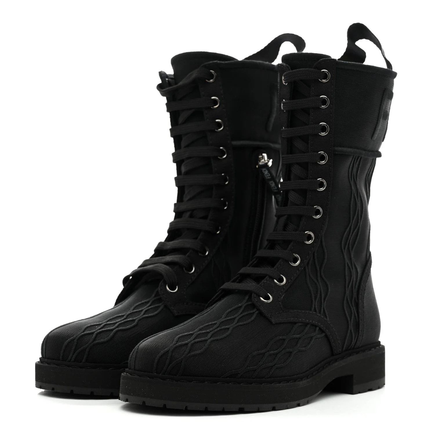 Embroidered Lace Up 36 4