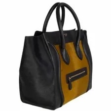 59526 Auth Celine & Calf Hair Luggage 2