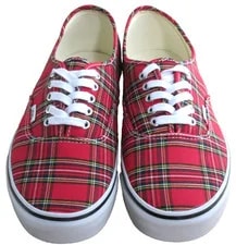 Vans Authentic Plaid Casual Skate Boat Shoes Size 10 NEW 3