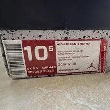 Jordan Air 4 Retro 2012 /Varsity - 308497-110 2