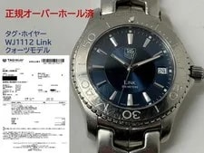 Tag Heuer — Manufacturer Official Overhauled Tag Heuer Link Wj1112 Blue 2 Year Warranty — Watch — resale