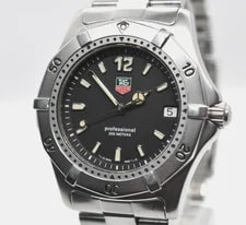 Tag Heuer — TAG Heuer 2000 Professional 200m WK1110 Quartz Black Dial Swiss Made — Watch — resale