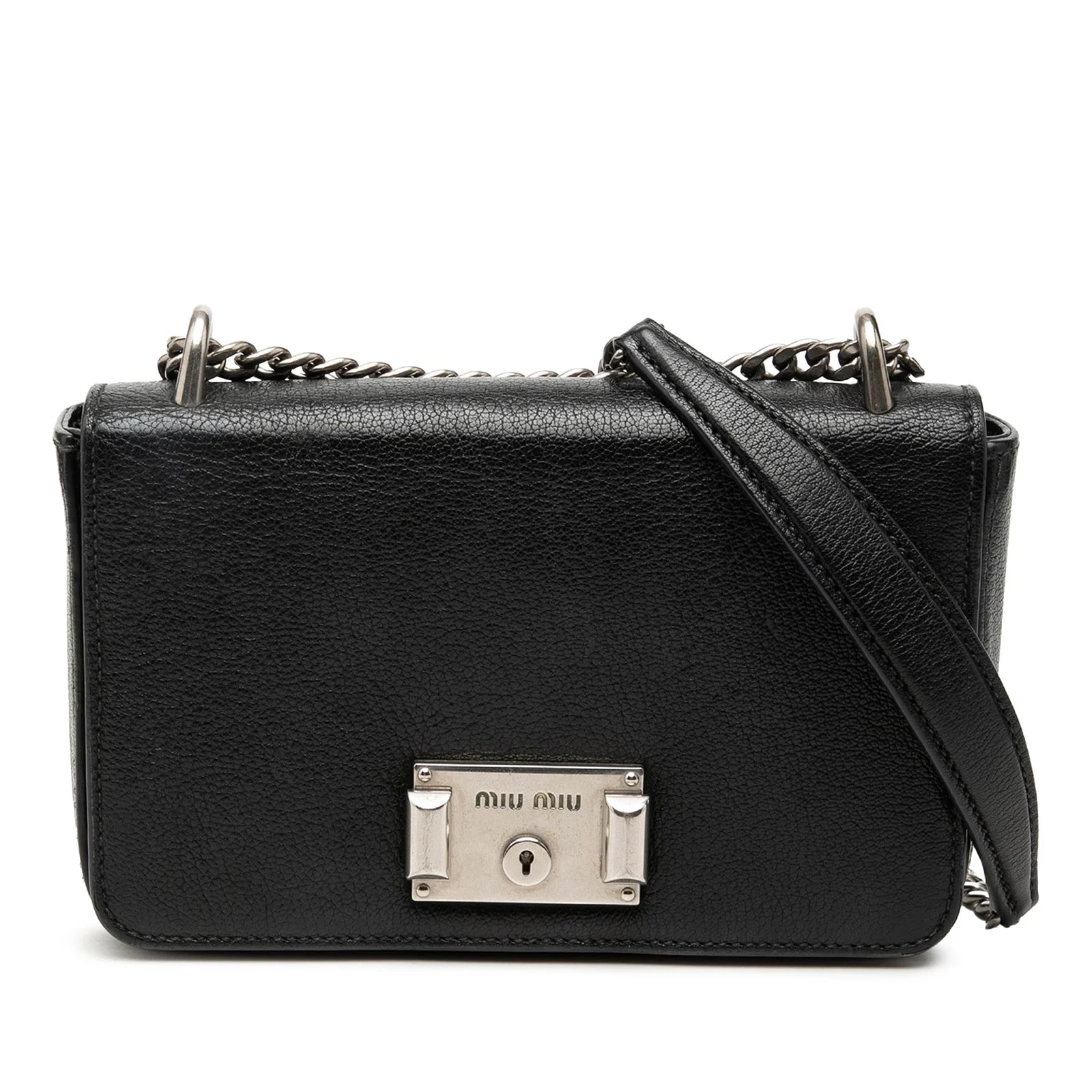 Miu Miu — Madras Flap Crossbody — Handbag — resale