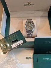 Rolex Datejust 36 126200 Palm Dial Steel Box Papers 2