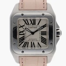 Cartier — Cartier Santos 100 W20126X8 White — Watch — resale