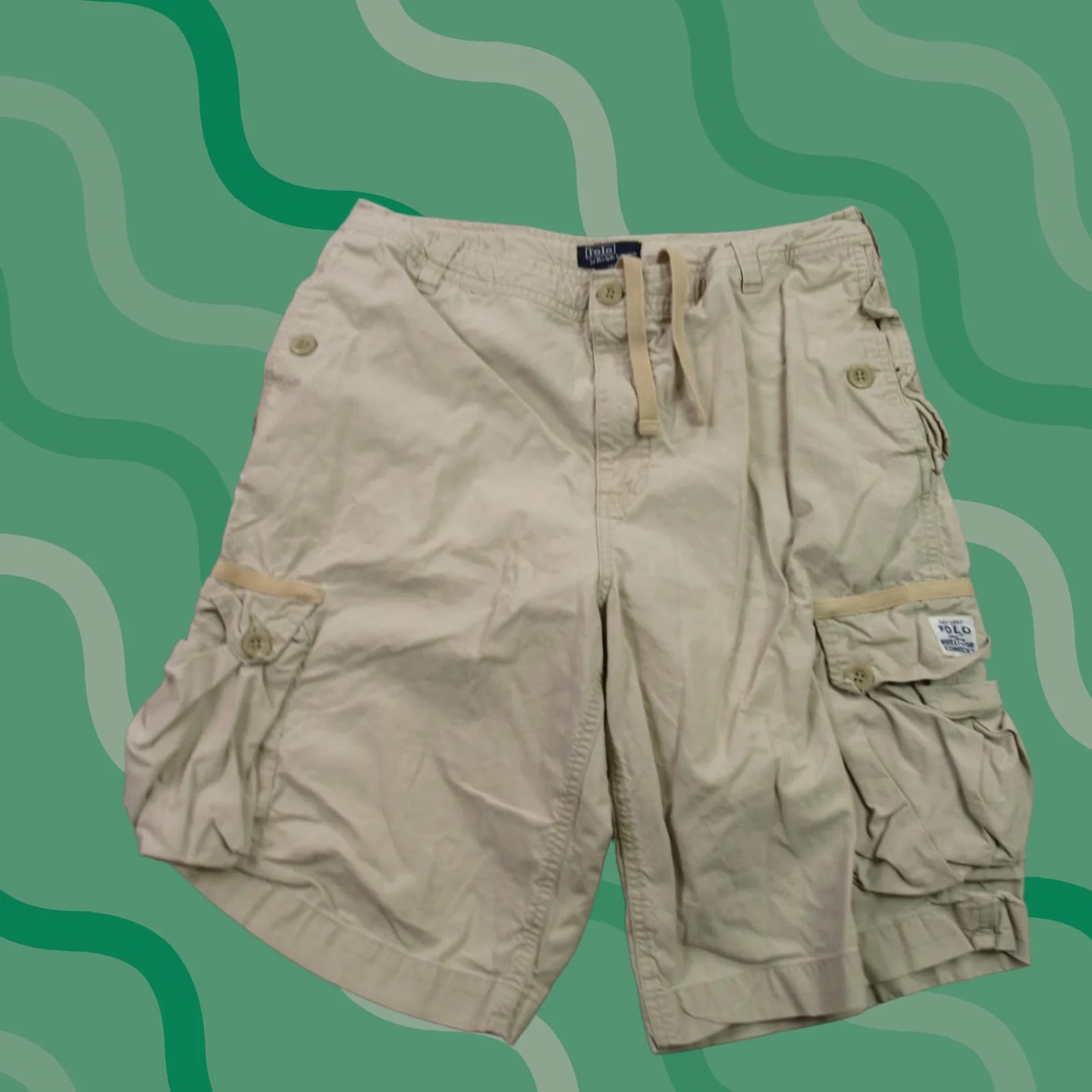 Polo Ralph Lauren — Polo Ralph Lauren Cargo Shorts 20 Pockets Casual Outdoors — streetwear — resale