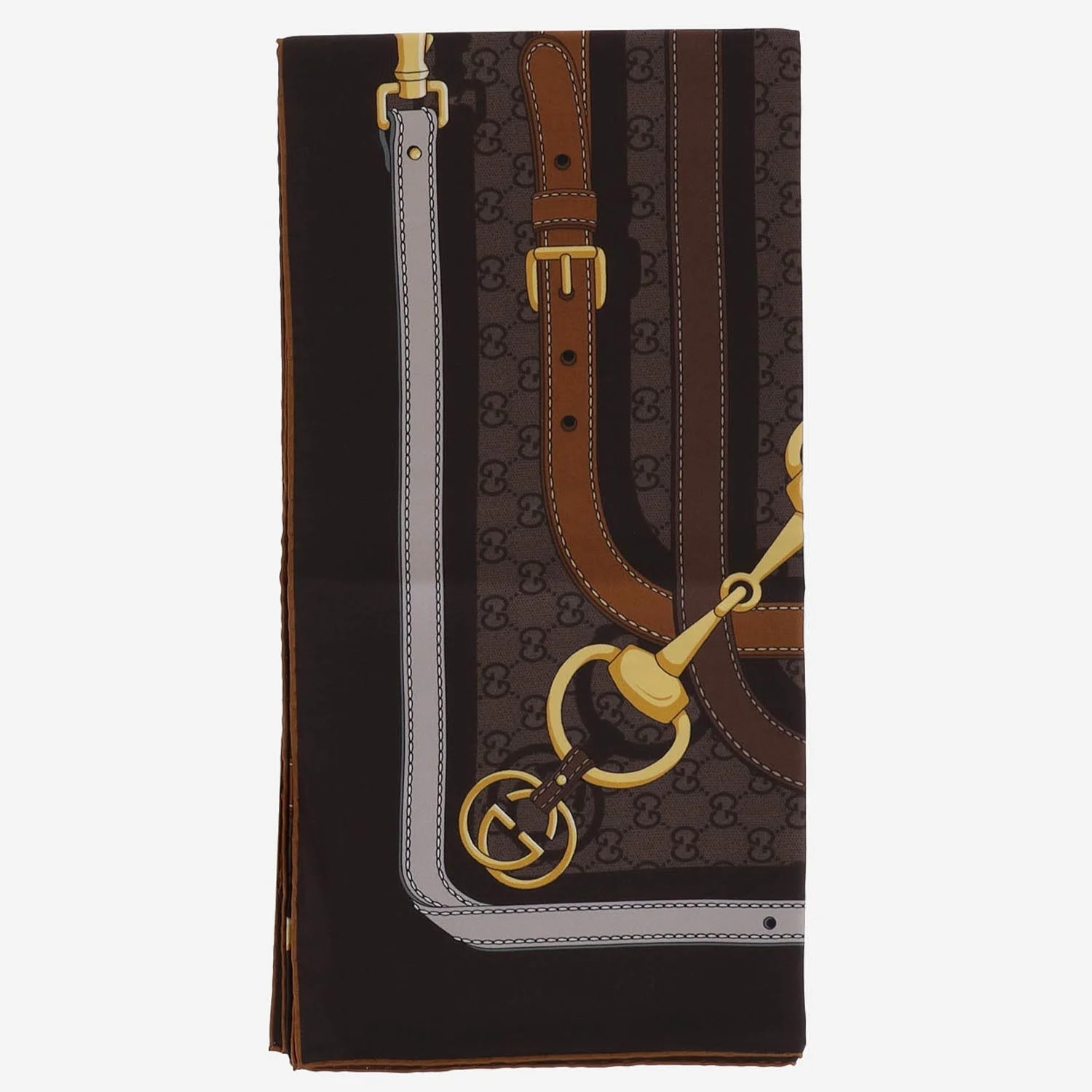 Gucci — Gucci Twill Foulard Scarf — Scarfs — Accessory — resale