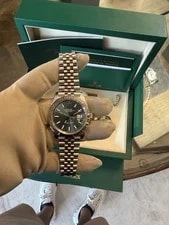 Rolex Datejust 41 Green Index Dial on Jubilee 126334 Card 2024 3