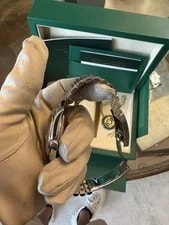 Rolex Datejust 41 Green Index Dial on Jubilee 126334 Card 2024 4