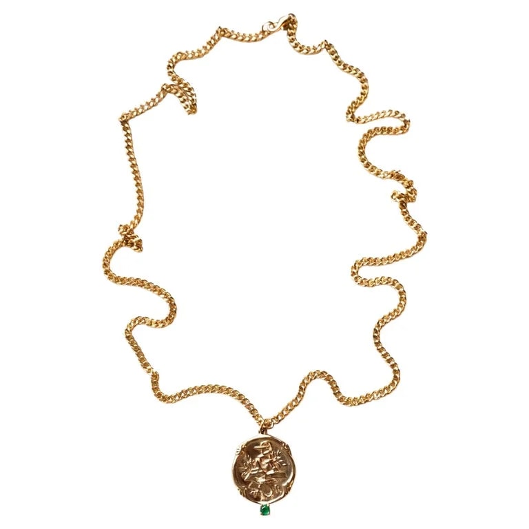 J Dauphin — Skull Memento Mori Medal — Jewelry — resale