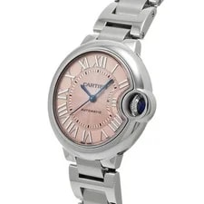 Cartier Ballon Bleu 33mm W6920100 ( 3489) 33mm Pink #WW5529 2