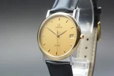 Omega — 1984 Omega de Ville Quartz Date Cal.1436 Ref.196.0308 Gold — Watch — resale
