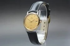 1984 Omega de Ville Quartz Date Cal.1436 Ref.196.0308 Gold 2