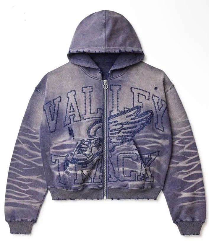 Vale Forever Typhoon Garden Zip Up Hoodie — streetwear — resale